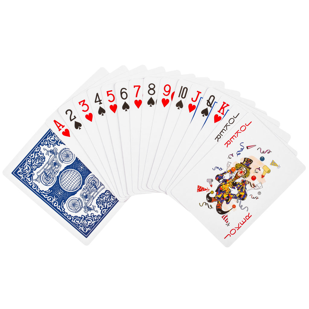 OTRON Playing Cards, Poker Size Standard Index,12 Decks of Cards (Blue), for Blackjack, Euchre, Canasta, Pinochle Card Game, Poker Cards.