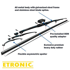 Etronic T3 Heavy Duty All Season Wiper Blade