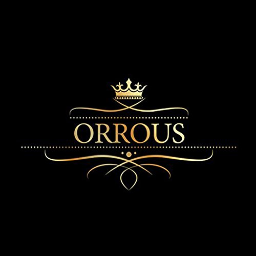 ORROUS & CO Women's 18K White Gold Plated Cubic Zirconia Square Unisex Stud Earrings