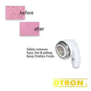 OTRON Premium Battery Operated Fabric Shaver, Fabric Defuzzer, Fuzz Shaver