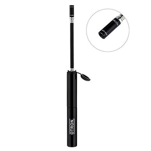 OTRON Mini Bike Pump - 140 PSI (3.8oz) - Compact & Portable - Extremely Lightweight - Premium CNC Aluminum - Presta & Schrader Valve Compatible - For Road, Mountain Or BMX Bicycles
