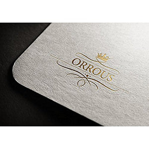 ORROUS & CO Women's 18K White Gold Plated Cubic Zirconia Peace Unisex Stud Earrings