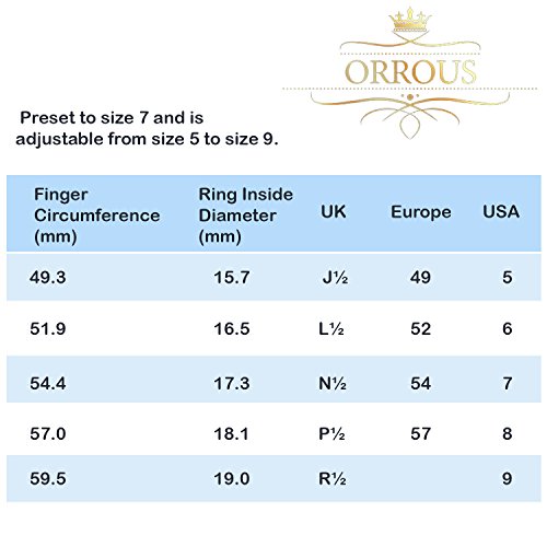ORROUS & CO Women's 18K White Gold Plated Cubic Zirconia Lizard Adjustable Ring Wrap