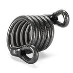 ETRONIC Security Self Coiling Lock M7L Looped End Cable, 6-Feet x 1/2-Inch