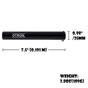 OTRON Mini Bike Pump - 140 PSI (3.8oz) - Compact & Portable - Extremely Lightweight - Premium CNC Aluminum - Presta & Schrader Valve Compatible - For Road, Mountain Or BMX Bicycles