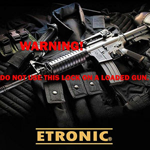 ETRONIC Gun Lock G7 Resettable Combination Gun Trigger Lock