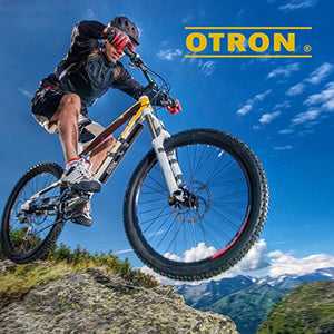 OTRON Mini Bike Pump - 140 PSI (3.8oz) - Compact & Portable - Extremely Lightweight - Premium CNC Aluminum - Presta & Schrader Valve Compatible - For Road, Mountain Or BMX Bicycles