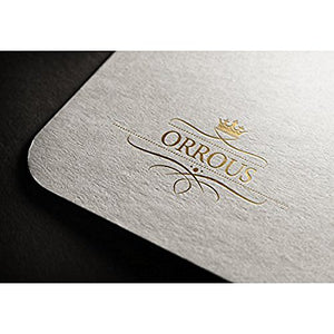 ORROUS & CO Women's 18K White Gold Plated Cubic Zirconia Princess Crown Stud Earrings